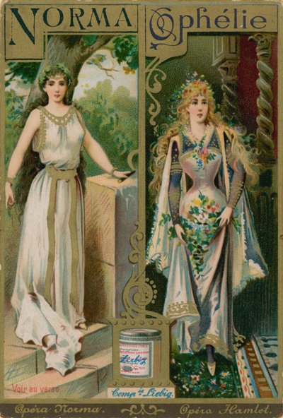 Norma and Ophelia by European School